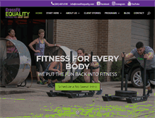 Tablet Screenshot of crossfitequality.com